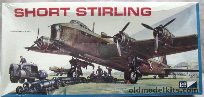 MPC 1/72 Short Stirling B1 or BIII with Tractor and Four Bomb Trolleys, 2501-250 plastic model kit